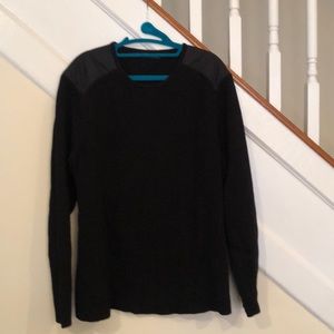 Zara Man Black ribbed sweater